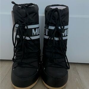 Moon Boot Black Winter & Rain Boots